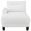 Coaster Fine Furniture 509550 Caspian - Upholstered Curved Arm Chaise Sectional Sofa - White