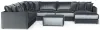 Jackson Furniture Industries 2245/36/31/59/76/12/6-23 Jackson Furniture Industries 2245/36/31/59/76/12/6-23 Remington - 6 Piece Modular Sectional (RSF Chaise) And 1 Included Cocktail Ottoman - Slate