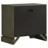 Coaster Fine Furniture 224932 Gran Park - 2-Drawer Nightstand Bedside Table - Dark Cocoa
