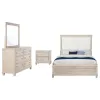 Coaster Fine Furniture 215921KW-S4 Pembroke - 4 Piece California King Bedroom Set - Washed Oak