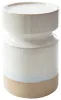 Ashley Furniture A2000583 Hurston - Candle Holder Set (Set of 3) - Ivory / Brown