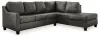 Ashley Furniture 47804S1 Valderno - 2-Piece Sectional With Raf Corner Chaise - Fog
