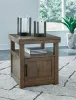Ashley Furniture T738-3 Boardernest - Rectangular End Table - Brown