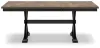 Ashley Furniture D634/35/01(4) Ashley Furniture D634/35/01(4) Wildenauer - 9 Pc. - Extension Table, 8 Side Chairs - Brown / Black