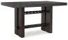 Ashley Furniture D984-32 Burkhaus - Rectangular Dining Room Counter Table - Dark Brown
