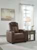 Ashley Furniture U1060113 High Impact - Power Recliner / Adj Headrest - Tobacco