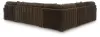 Ashley Furniture 98104S3 Ashley Furniture 98104S3 Midnight-Madness - 4-Piece Sectional With RAF Corner Chaise - Chocolate