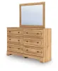 Ashley Furniture PCB1075B1 Ashley Furniture PCB1075B1 Aleaport - Dresser and Mirror - Warm Brown