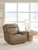 Ashley Furniture PCU1240013 Glencroft - Power Recliner / Adjustable Headrest - Sahara