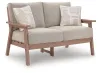 Ashley Furniture PCP422-835 Grover Beach - Loveseat With Cushion - Driftwood