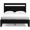 Ashley Furniture EB3392B2 Finch - Queen Panel Platform Bed - Black / Brown