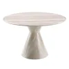 ACME DN07075 Ogin - Round Dining Table - Marble Print & Natural