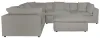 Jackson Furniture Industries 4445/31/59/28/6-26 Jackson Furniture Industries 4445/31/59/28/6-26 Posh - 6 Piece Modular Sectional With 2 Armless, 3 Corners, 1 Cocktail Ottoman - Dove
