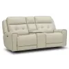 Liberty Furniture 7006ST-23P Carrington - Loveseat With Console P3 & ZG - Baja Stone