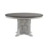 Liberty Furniture 237-DR-PED River Place - Pedestal Table - Riverstone White & Tobacco