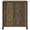 CoasterEveryday 182852 Arlington - Sliding Door Home Bar Wine Cabinet - Rustic Oak