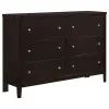 CoasterEveryday 202091T-S5 Carlton - 5 Piece Twin Bedroom Set - Cappuccino