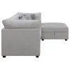 CoasterElevations 551511-S4A Cambria - Upholstered 4 Piece Modular Sectional Sofa - Gray