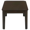 CoasterEssence 736184 Amaro - 3 Piece Coffee And End Table Set - Dark Brown