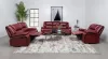 Coaster Fine Furniture 610241-S3 Camila - 3 Piece Upholstered Reclining Sofa Set - Red