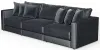 Jackson Furniture Industries 2245/36/31/37-23 Remington - 3 Piece Modular Sofa - Slate