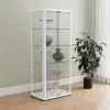 Coaster Fine Furniture 950399 Aero - 5-Shelf Display Curio Cabinet With LED Lighting - White
