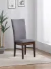 Coaster Fine Furniture 193592 Sherwood - Upholstered Dining Side Chair (Set of 2) - Gray
