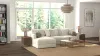 Jackson Furniture Industries 2235/75/31/37-16 Jackson Furniture Industries 2235/75/31/37-16 Ritzy - 3 Piece Modular Sofa Chaise (LSF Chaise) - Bone