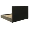 Coaster Fine Furniture 315975Q Delsea - Upholstered Queen Panel Platform Bed - Light Brown