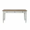 Liberty Furniture 762-HO107 Turnberry Park - Writing Desk - Washed White & Toasted Oat