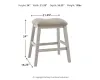 Ashley Furniture D394-024 Skempton - Upholstered Stool (Set of 2) - White