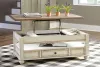 Ashley Furniture T523-9 Realyn - Lift Top Cocktail Table - White / Brown
