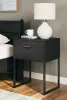 Ashley Furniture EB1865-291 Ashley Furniture EB1865-291 Socalle - One Drawer Night Stand - Black