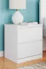 Ashley Furniture EB9630-292 Onita - Two Drawer Night Stand - White