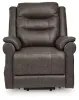 Ashley Furniture 1800412 Oatman - Power Lift Recliner - Umber