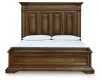 Ashley Furniture PCB949B8 Ashley Furniture PCB949B8 Frantanna - King Panel Storage Bed - Brown