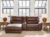 Ashley Furniture PCU62607S17 Ashley Furniture PCU62607S17 DeepWakes - 3-Piece Power Reclining Sectional With LAF Press Back Power Chaise And Storage Console - Canyon