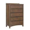 Samuel Lawrence Furniture S917-040 Seneca - 5-Drawer Chest - Brown