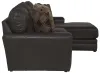 Jackson Furniture Industries 4378/46/76-09 Jackson Furniture Industries 4378/46/76-09 Denali - 2 Piece Italian Leather Match Sofa Chaise With Right Side Facing Chaise - Chocolate