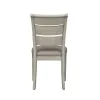 Liberty Furniture 652-C2001S Farmhouse Reimagined - Ladder Back Upholstered Side Chair - Antique White / Chestnut Tops