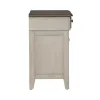 Liberty Furniture 457-BR61 Ivy Hollow - 3 Drawer Nightstand With Charging Station - Weathered Linen / Dusty Taupe