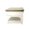 Riverside Furniture 59503 Myra - Small Leg Cocktail Table - Natural / Paperwhite