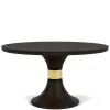 Riverside Furniture 27151-27152 Lydia - Round Dining Table - Dark Brown