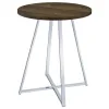 CoasterEveryday 183516 Burkhart - Round Pub Height Bistro Bar Table - Brown Oak