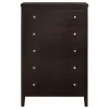 CoasterEveryday 202095 Carlton - 5-Drawer Bedroom Chest - Cappuccino