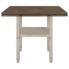 CoasterEssence 192818 Sarasota - Extension Counter Dining Table - Rustic Cream