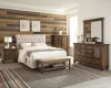 CoasterEssence 300525KE Devon - Upholstered Eastern King Panel Bed - Beige