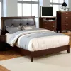 Furniture of America CM7068CK-BED Enrico - California King Bed - Brown Cherry