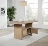 Coaster Fine Furniture 109388 Kailani - Cane Counter Height Storage Dining Table - Beige Oak
