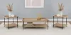 Coaster Fine Furniture 710308-S3 Fallon - 3 Piece Rectangular Coffee And End Table Set - Natural